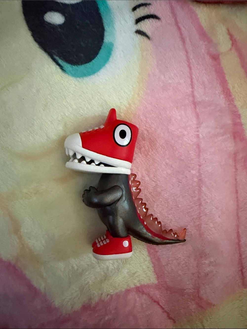 tokidoki Red and Black Dino Vinyl Figure